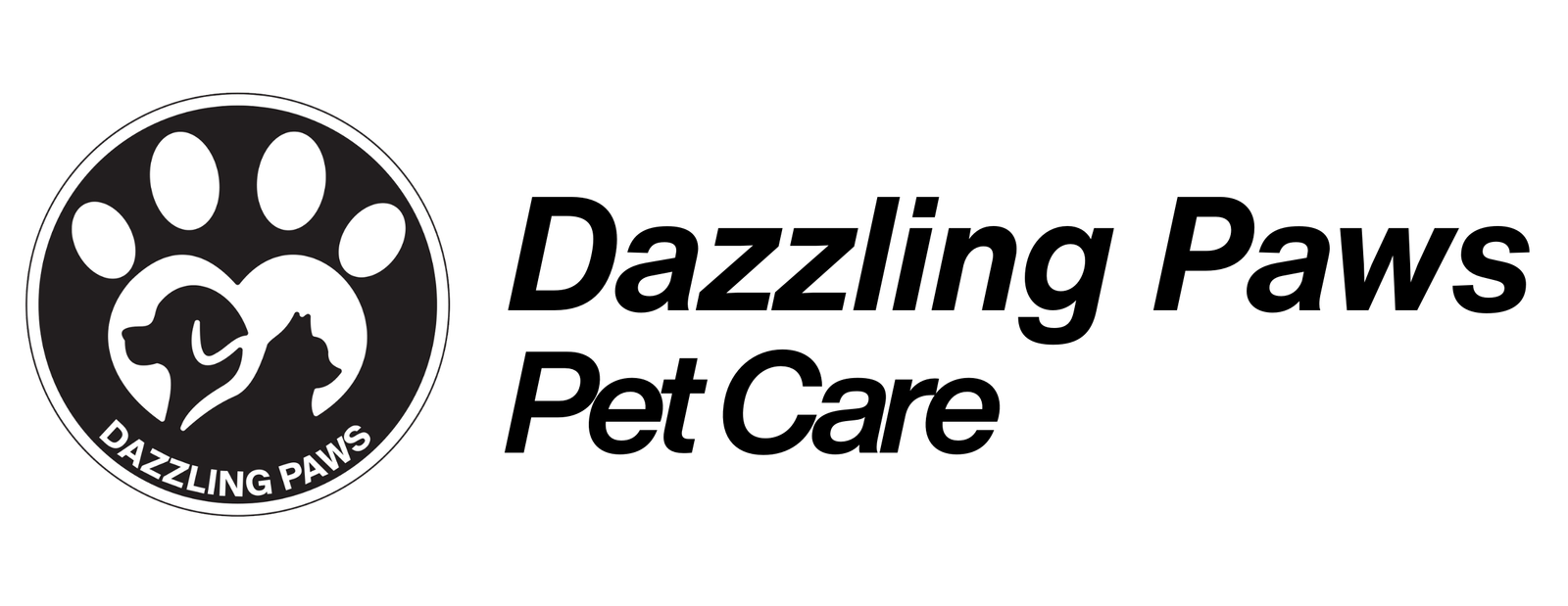 Dazzling Paws Pet Care logo
